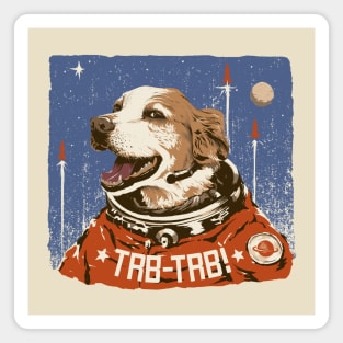 Silly Space Dog Magnet